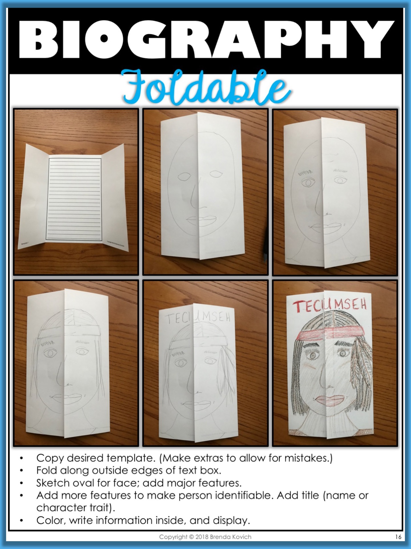 Detail Biography Project Template Nomer 26