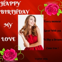 Detail Birthday Card Template For Girlfriend Nomer 25