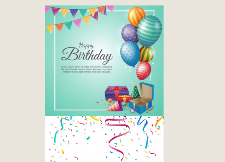 Detail Birthday Email Template Nomer 14