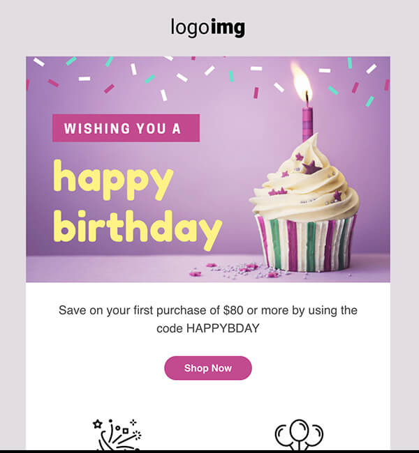 Detail Birthday Email Template Nomer 45