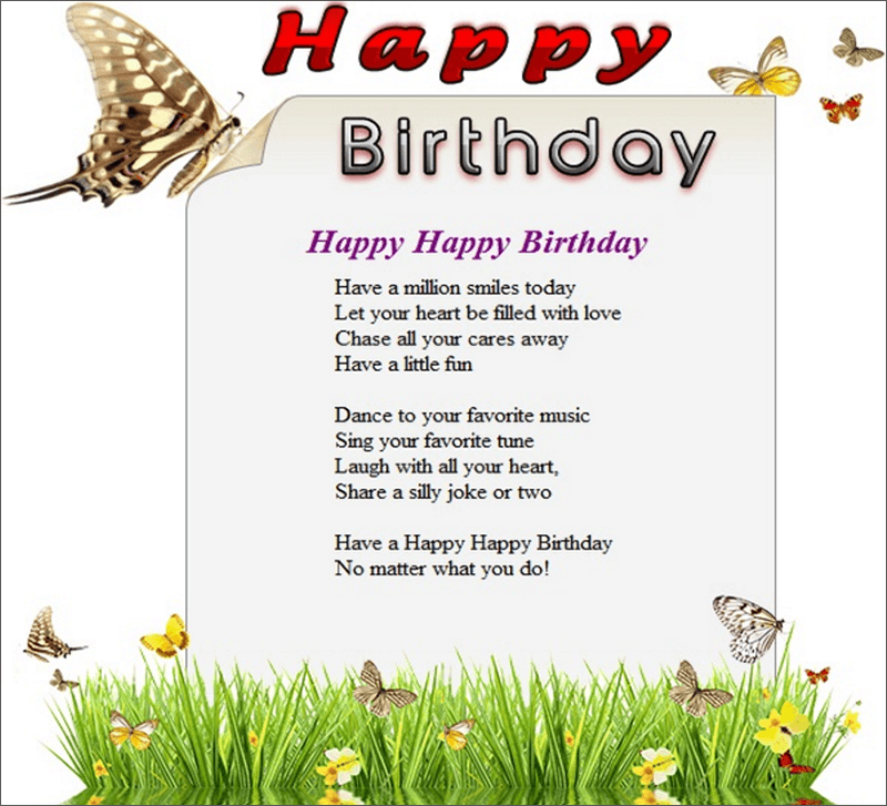 Detail Birthday Email Template Nomer 53