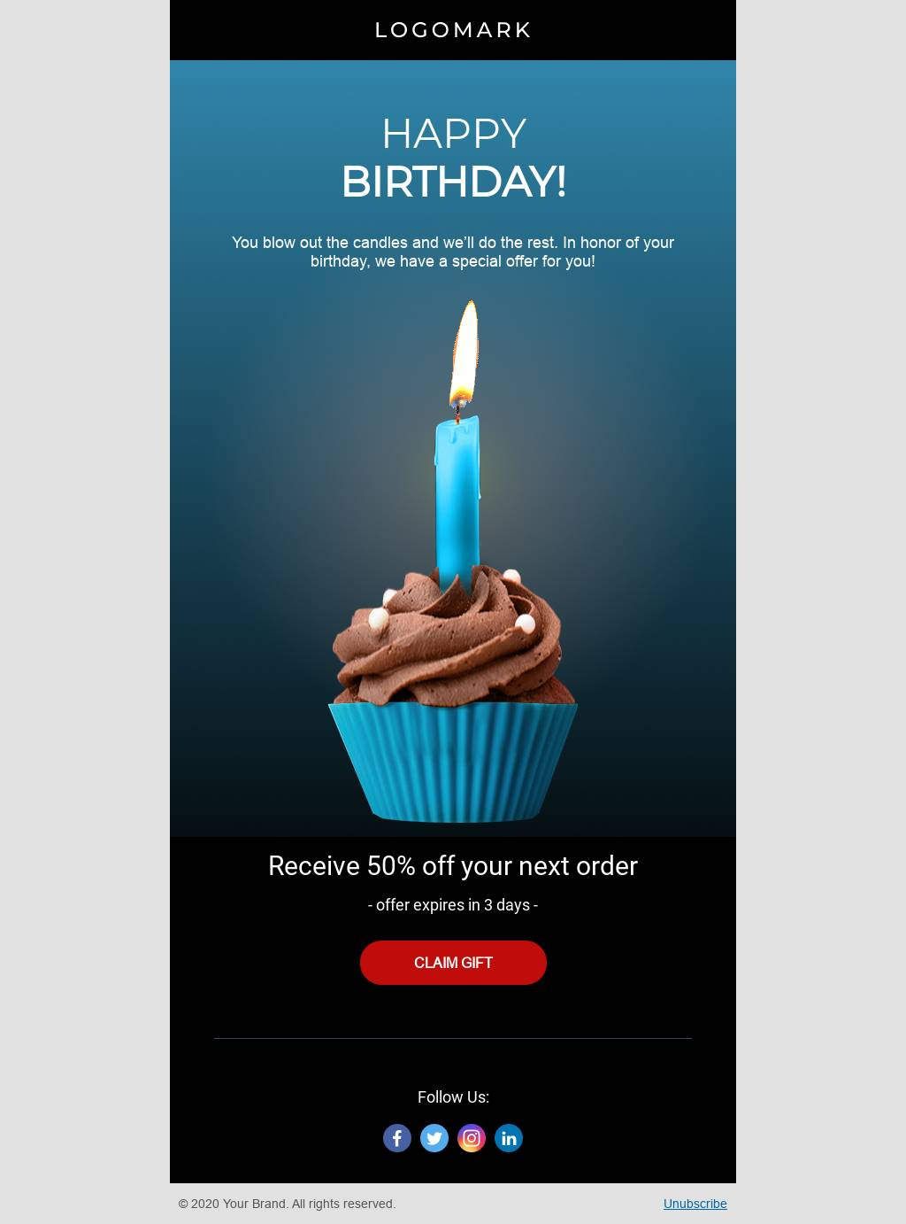 Detail Birthday Email Template Nomer 54