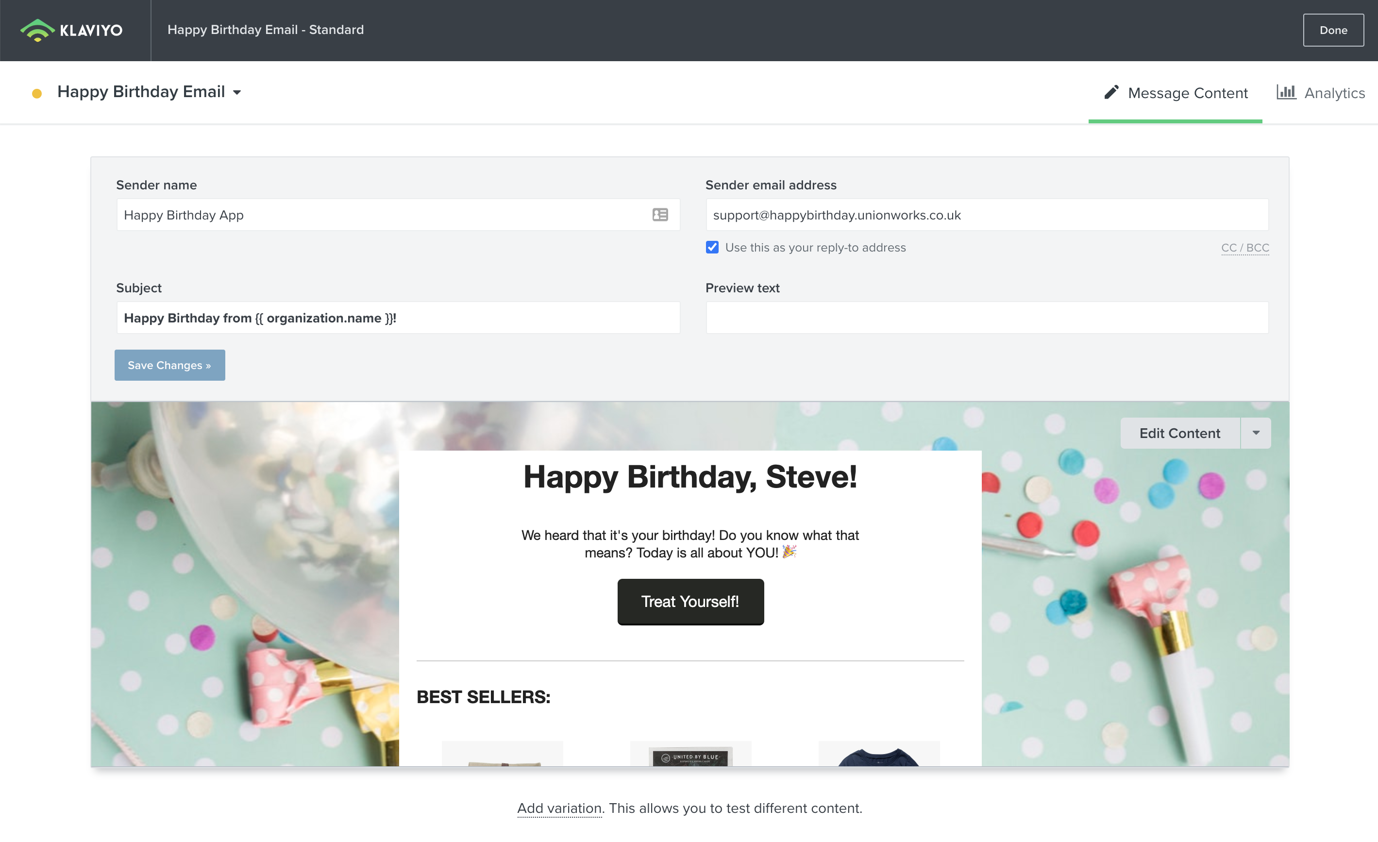 Detail Birthday Email Template Nomer 55