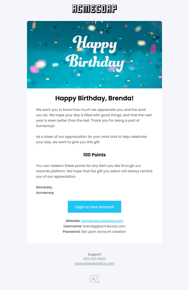 Detail Birthday Email Template Nomer 8