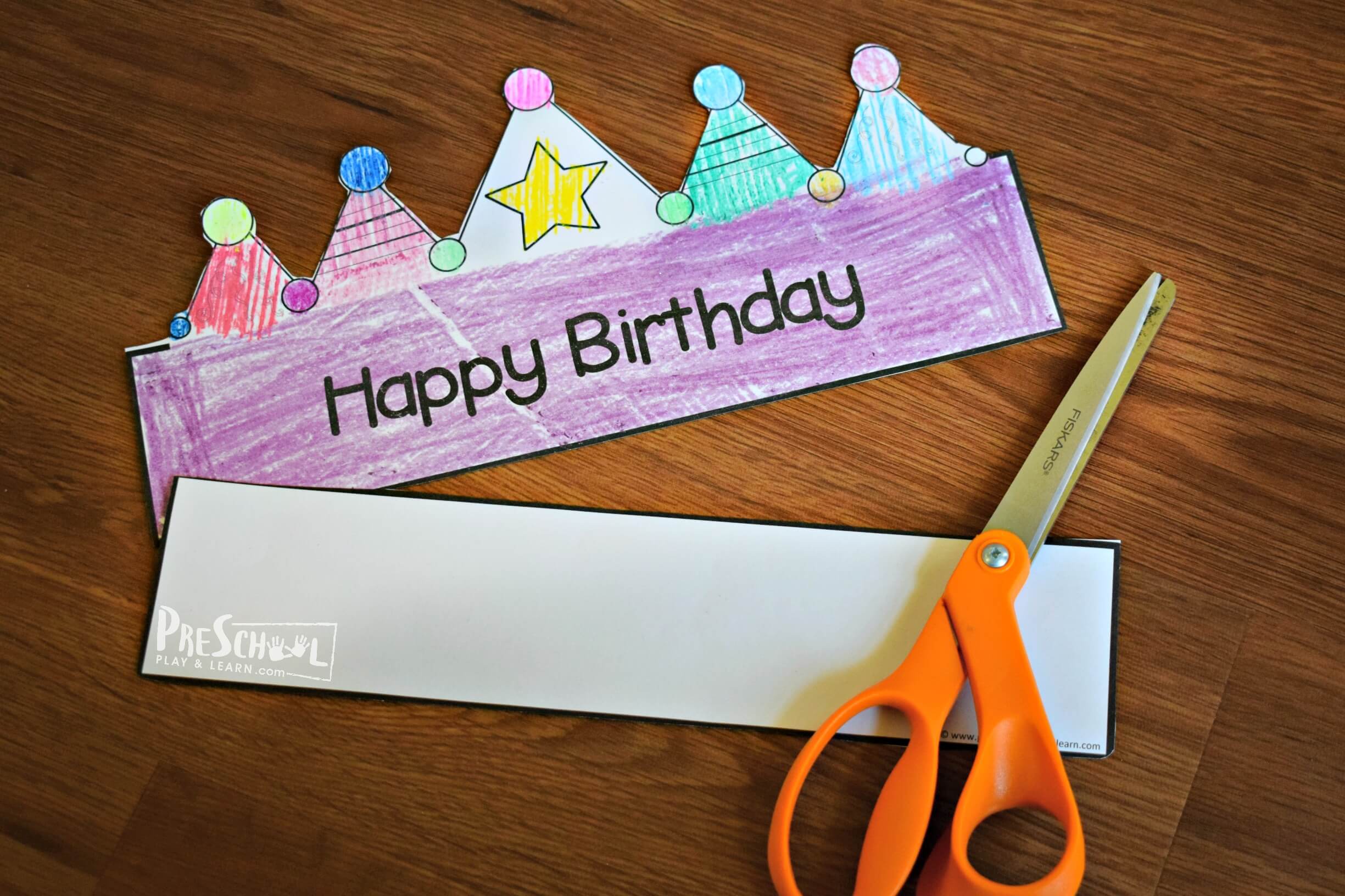 Detail Birthday Hat Template Nomer 15