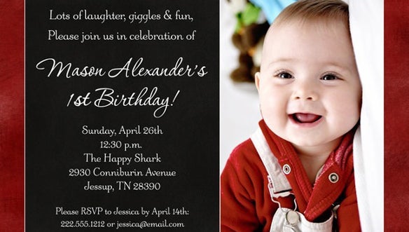 Detail Birthday Invitation Card Template Free Nomer 22