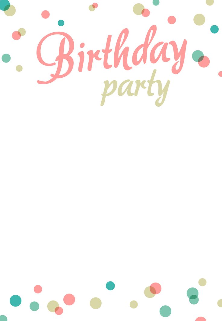 Detail Birthday Invitation Card Template Free Nomer 4