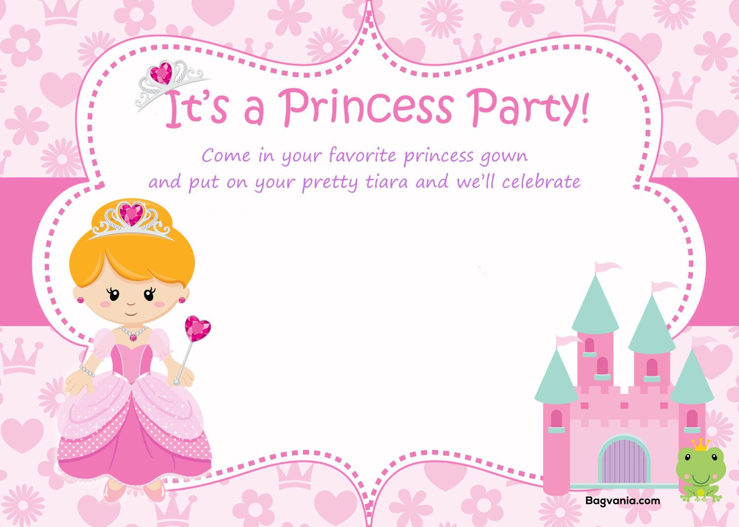 Detail Birthday Invitation Card Template Free Nomer 36