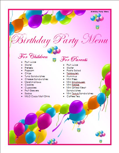 Detail Birthday Invitation Card Template Free Nomer 44