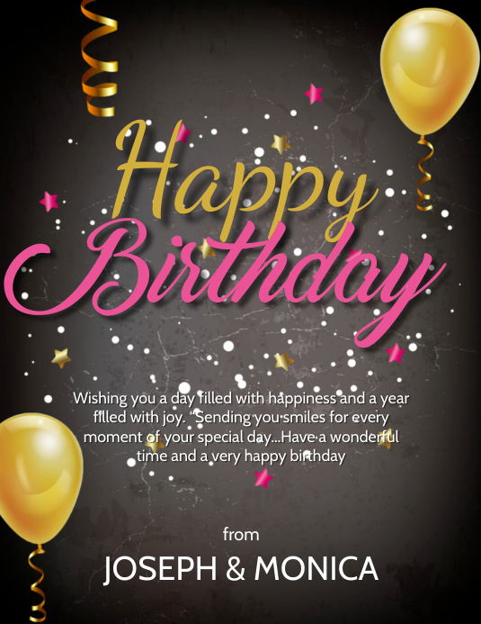 Detail Birthday Letter Template Nomer 27