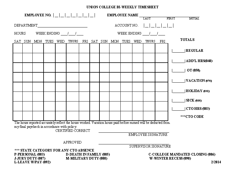 Detail Biweekly Timesheet Template Nomer 28