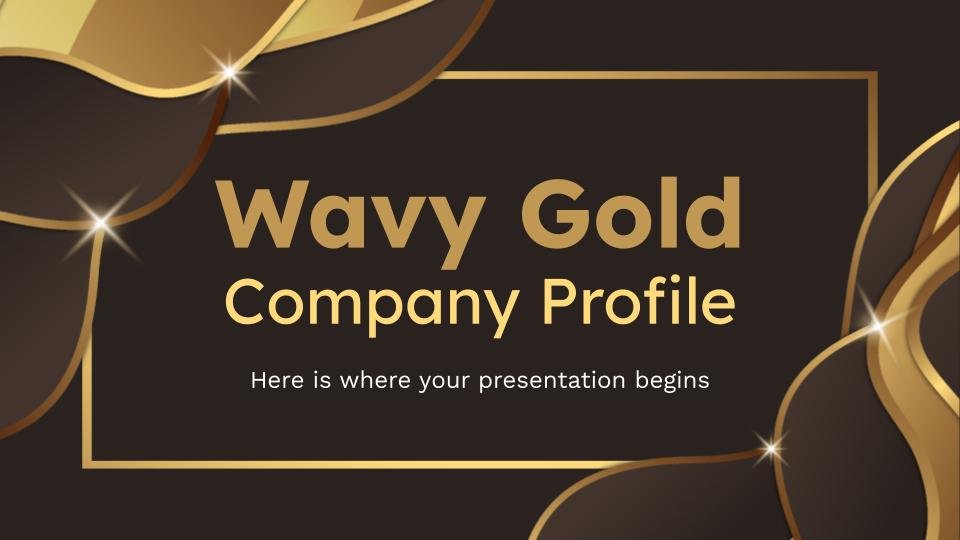 Detail Black And Gold Template For Powerpoint Nomer 29