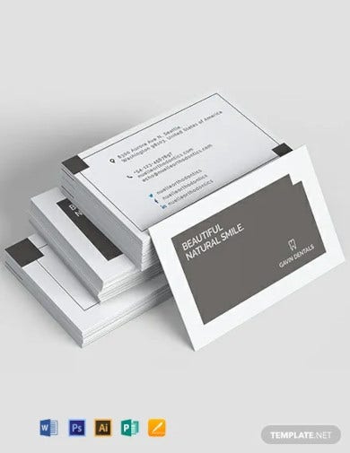 Detail Black And White Business Card Template Nomer 43