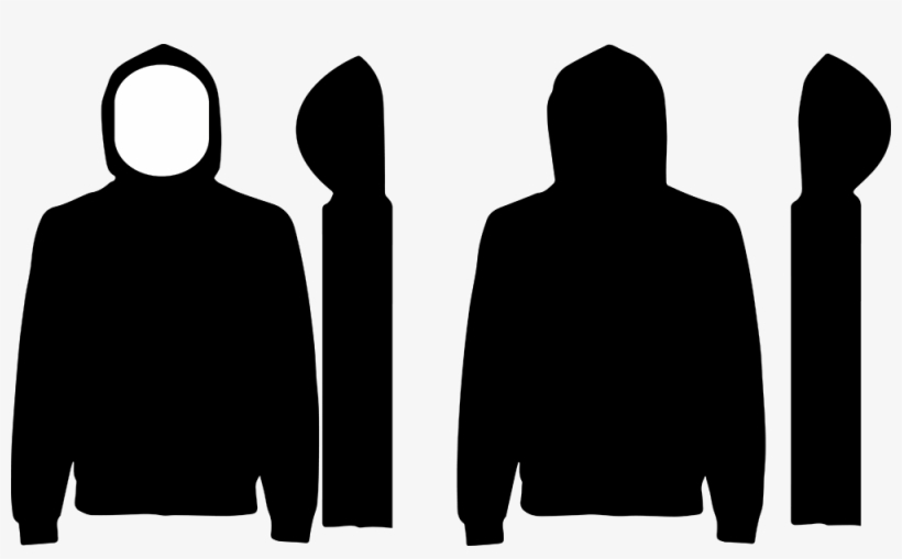 Detail Black Hoodie Template Nomer 24