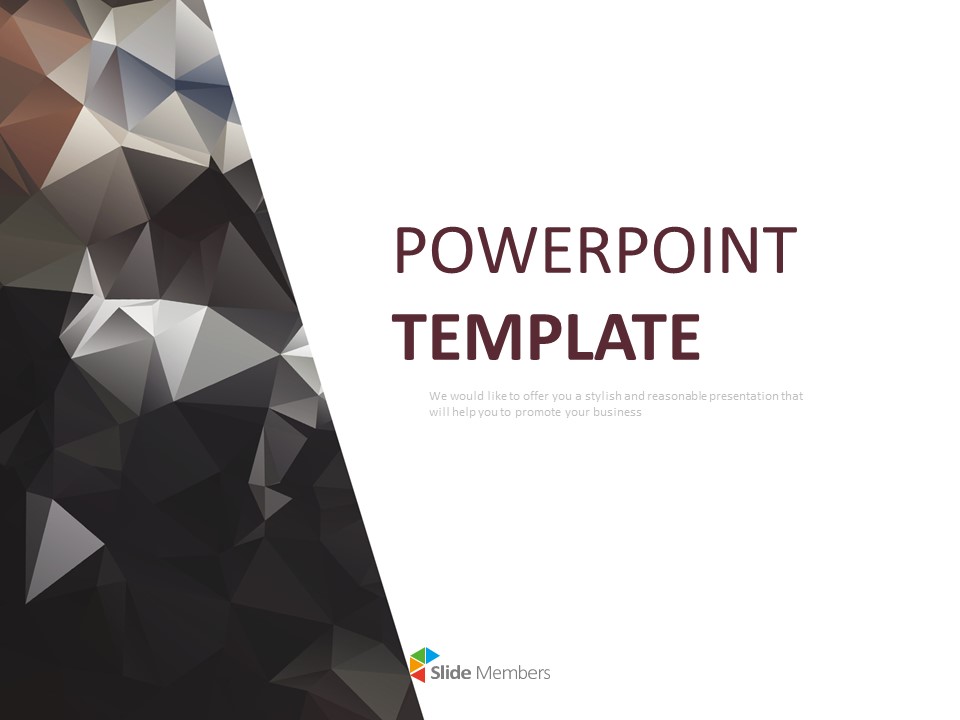 Detail Black Powerpoint Template Nomer 10