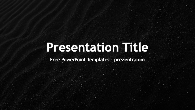 Detail Black Powerpoint Template Nomer 12