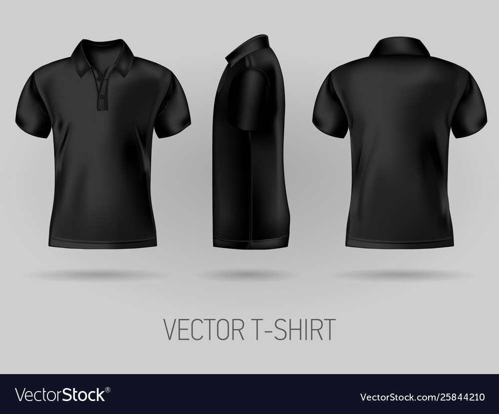 Detail Black Shirt Template Nomer 44