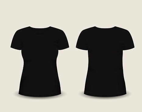 Detail Black Shirt Template Back Nomer 32