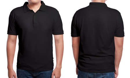 Detail Black Shirt Template Back Nomer 6