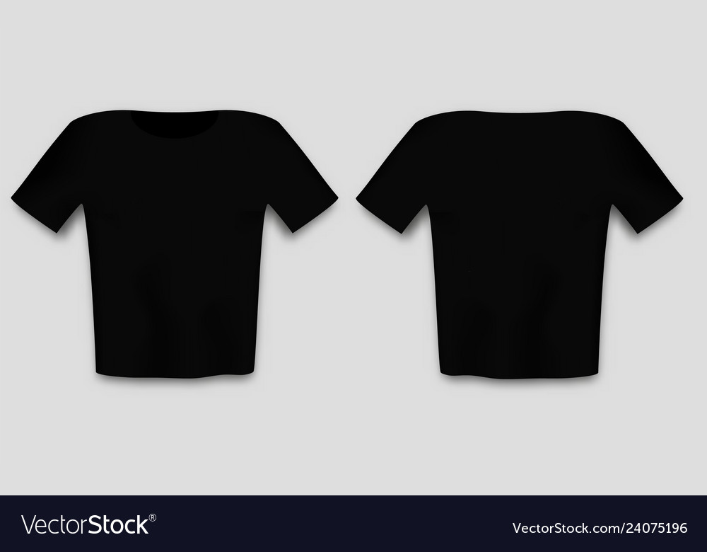 Detail Black T Shirt Template Nomer 17