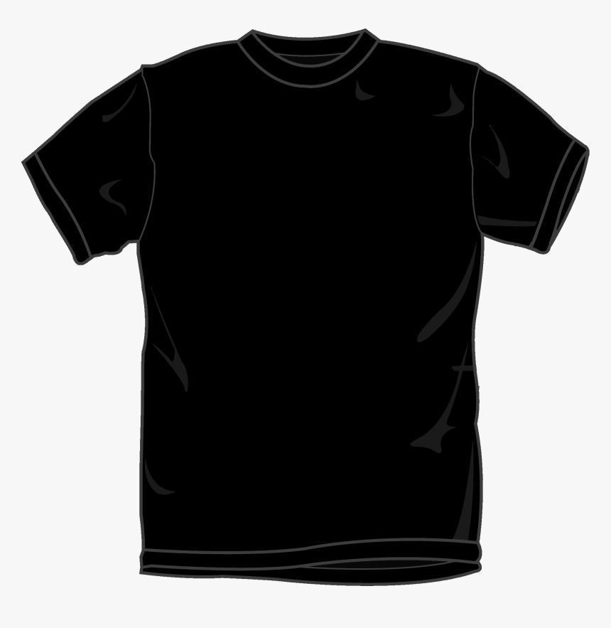 Detail Black T Shirt Template Nomer 32