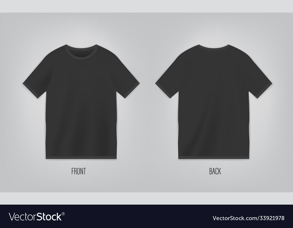 Detail Black T Shirt Template Nomer 6