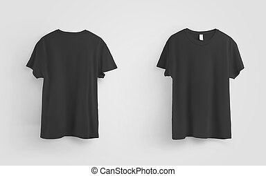 Detail Black T Shirt Template Nomer 51