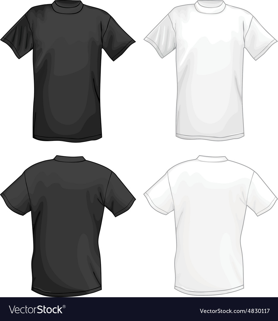 Detail Black Tee Shirt Template Nomer 44