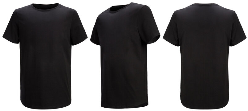 Detail Black Tee Shirt Template Nomer 9