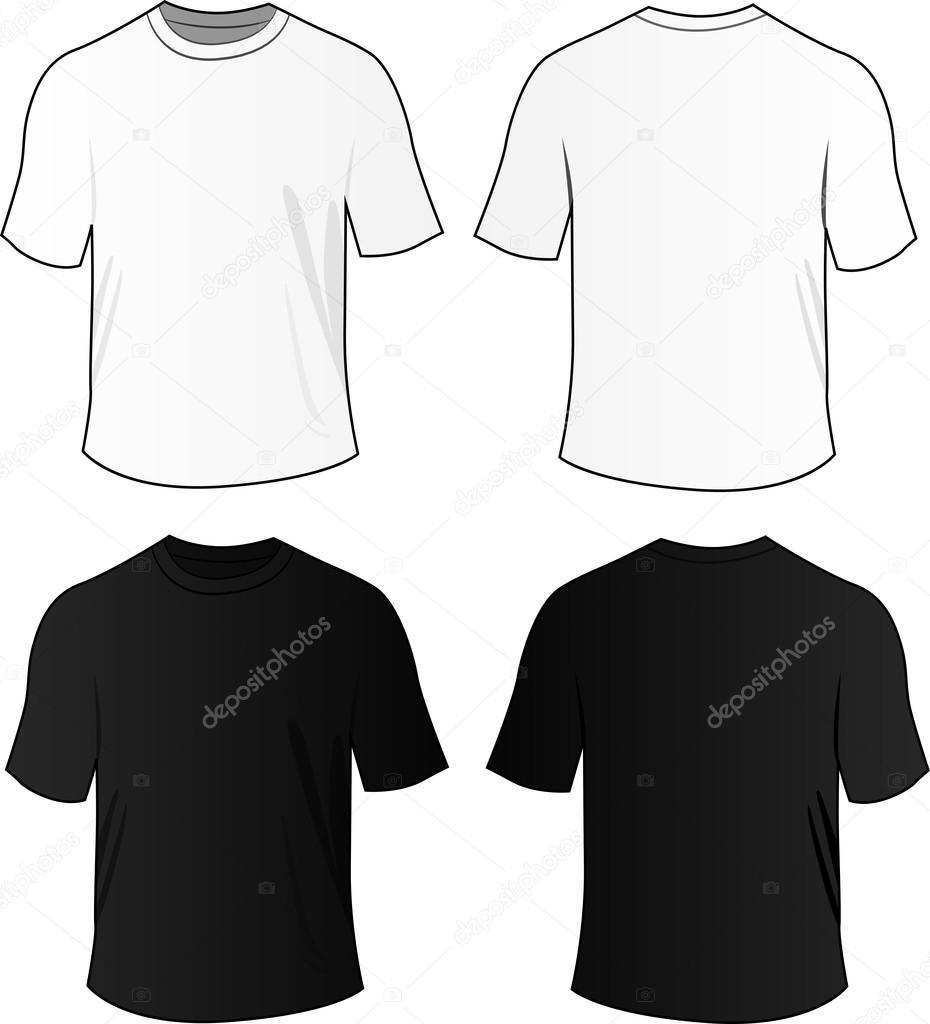 Detail Black Tee Template Nomer 38