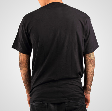 Detail Black Tee Template Nomer 40