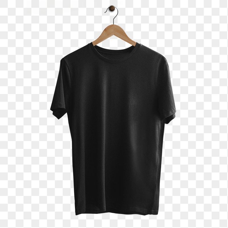 Detail Black Tee Template Nomer 48