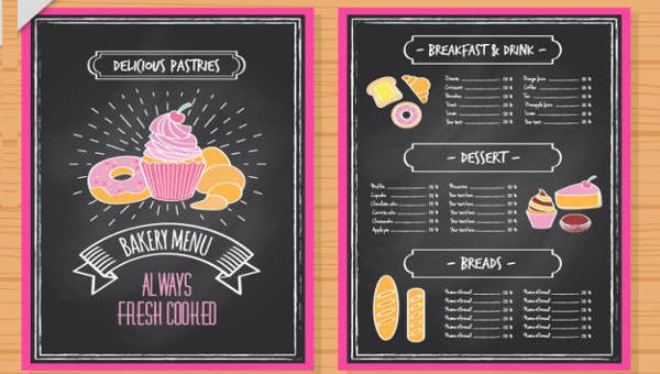 Detail Blackboard Menu Template Nomer 11