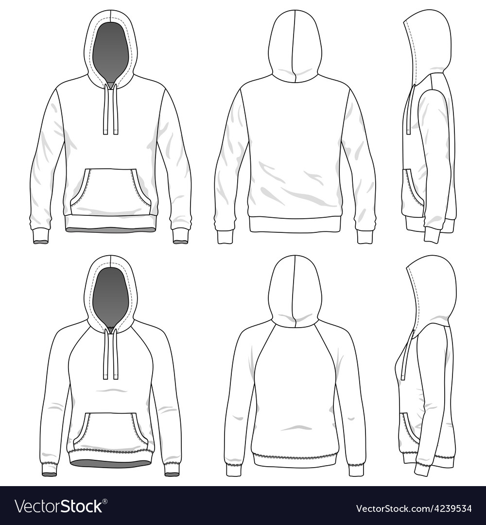 Detail Blank Hoodie Template Nomer 30