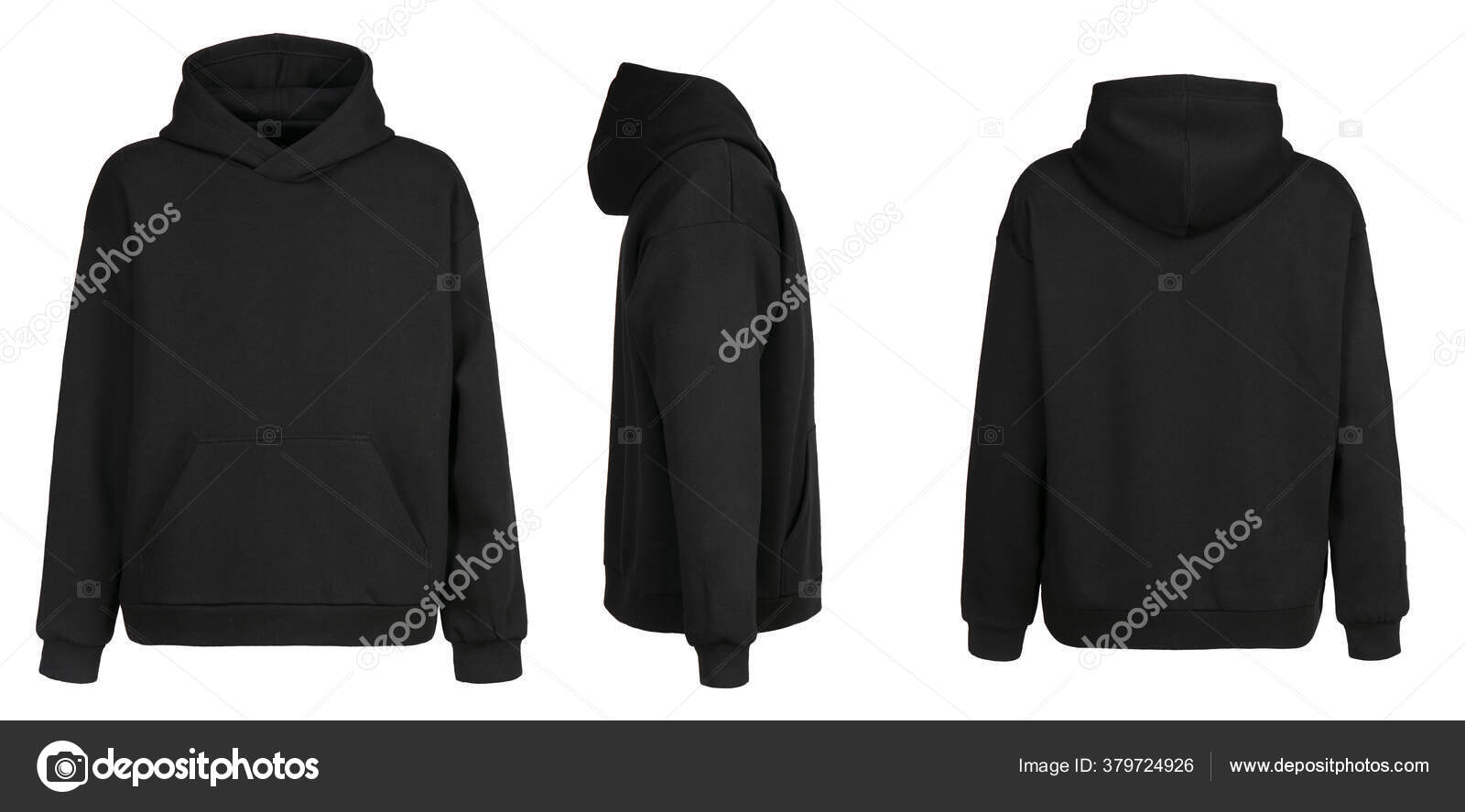 Detail Blank Hoodie Template Nomer 10