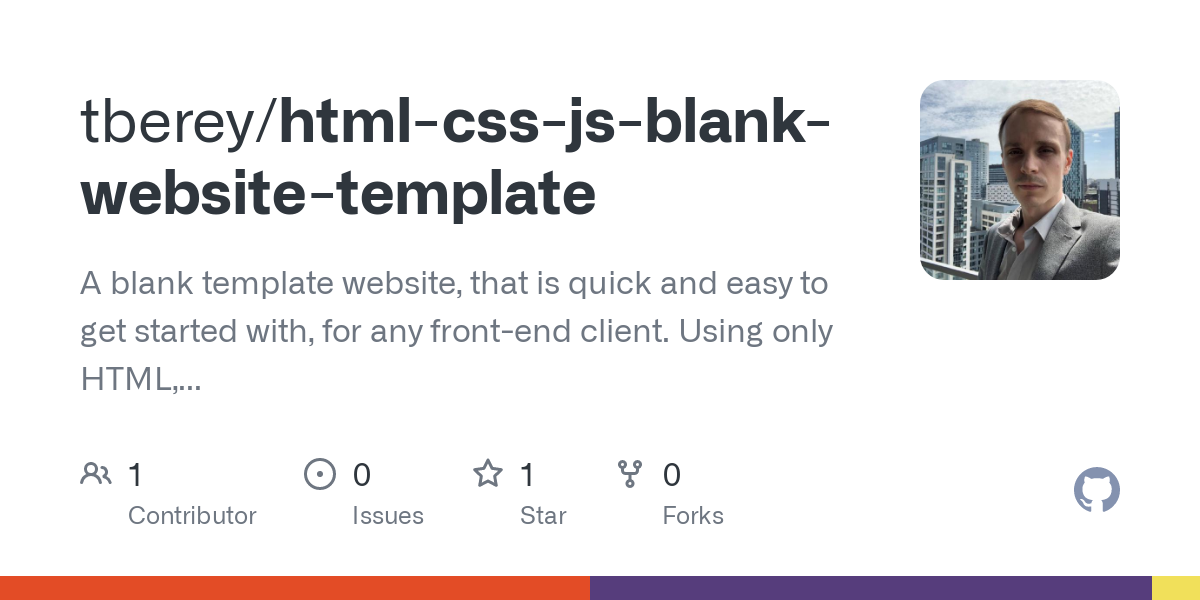 Detail Blank Html Template Nomer 38