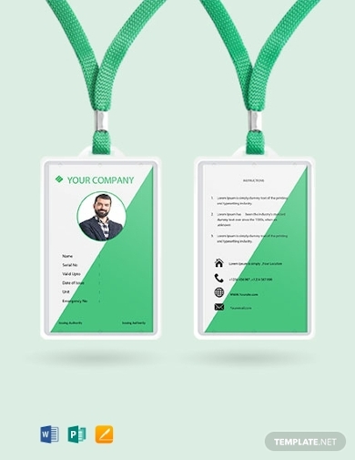 Detail Blank Id Card Template Nomer 20