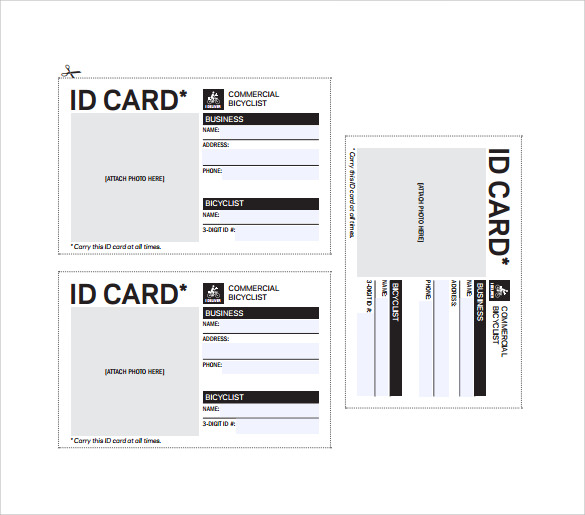 Detail Blank Id Card Template Nomer 29