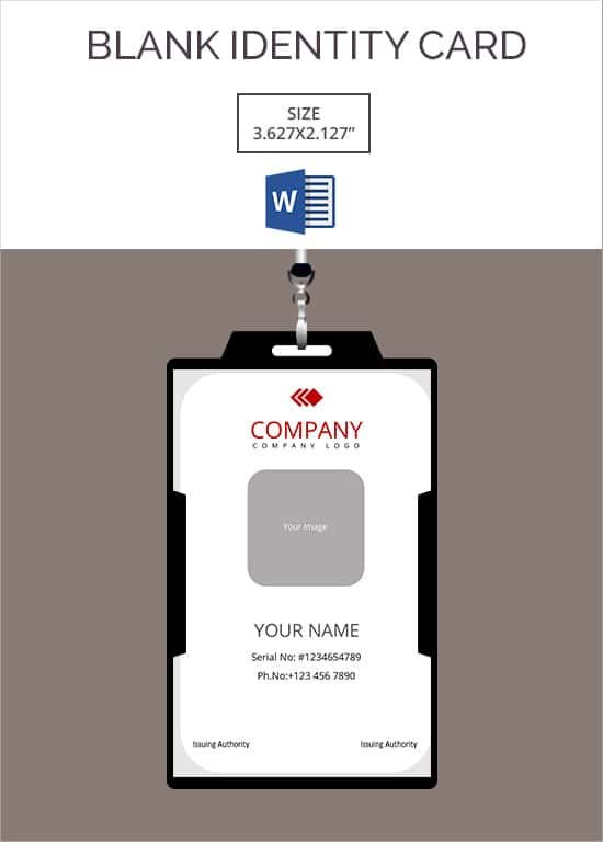 Detail Blank Id Card Template Nomer 50