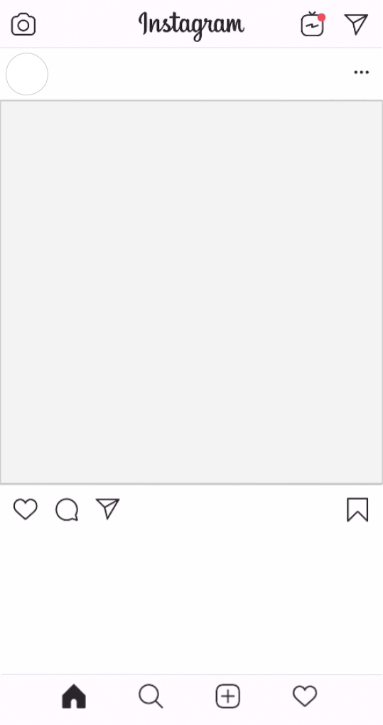 Blank Instagram Post Template - KibrisPDR