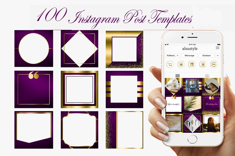 Detail Blank Instagram Post Template Nomer 58