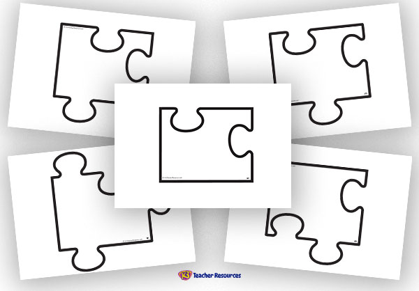 Detail Blank Jigsaw Puzzle Template Nomer 15