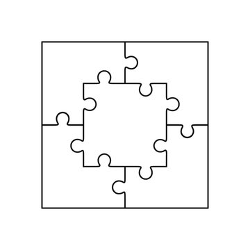 Detail Blank Jigsaw Puzzle Template Nomer 20