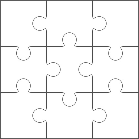 Detail Blank Jigsaw Puzzle Template Nomer 25