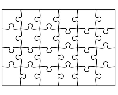 Detail Blank Jigsaw Puzzle Template Nomer 28
