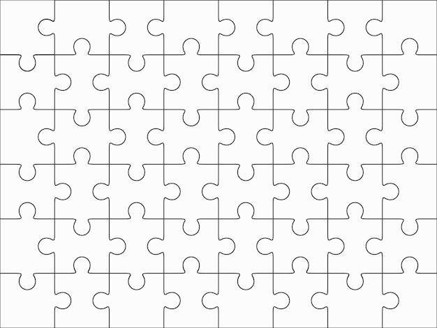 Detail Blank Jigsaw Puzzle Template Nomer 29