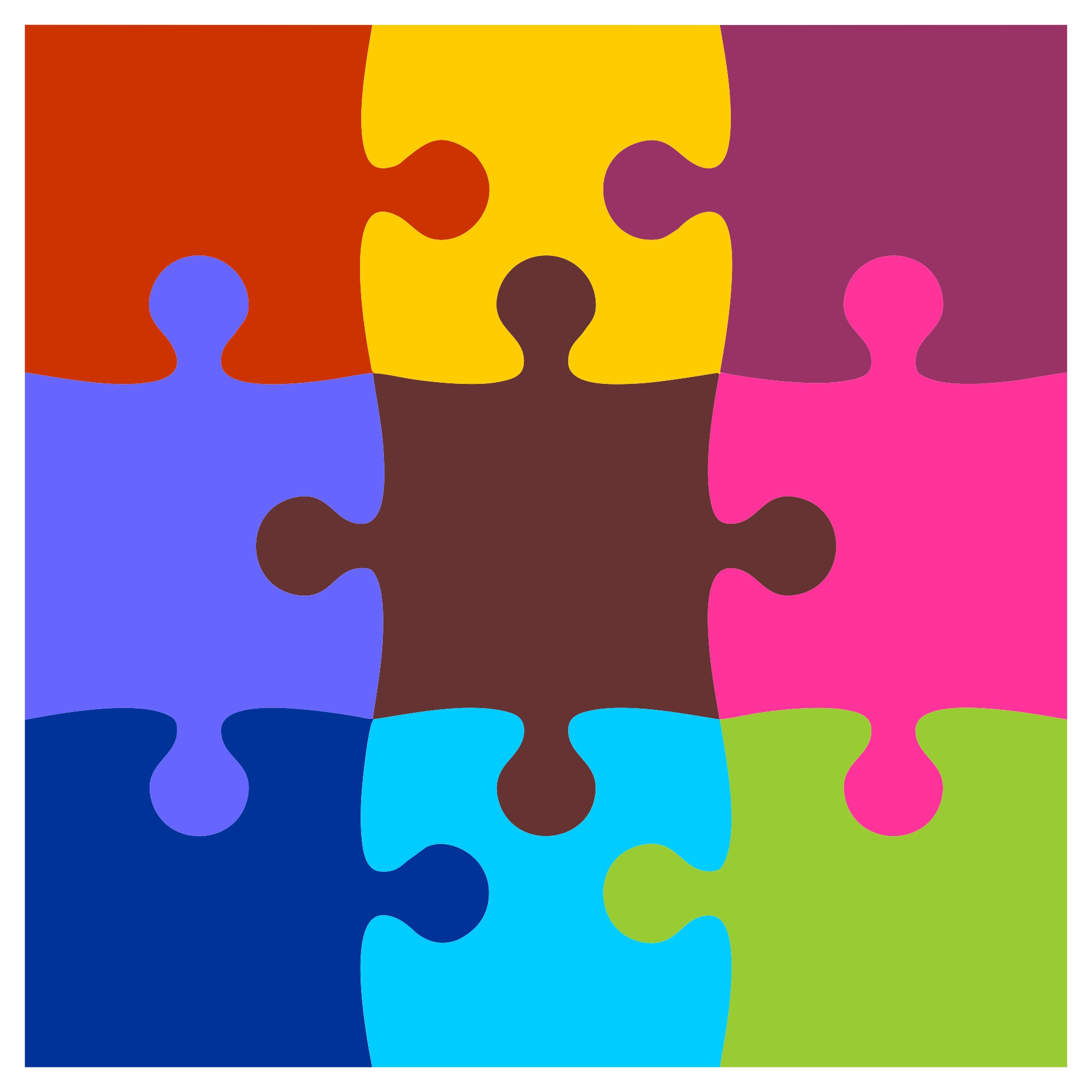 Detail Blank Jigsaw Puzzle Template Nomer 32