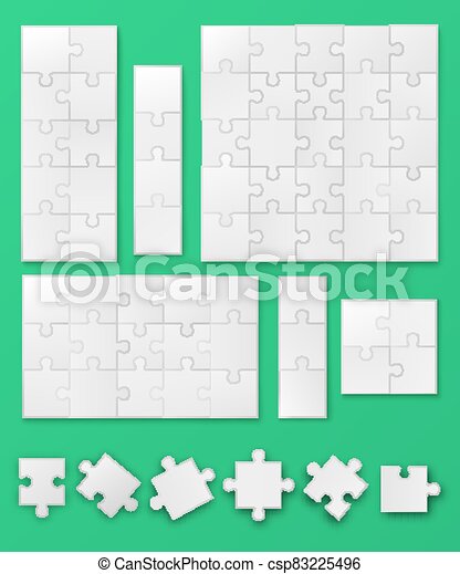 Detail Blank Jigsaw Puzzle Template Nomer 43