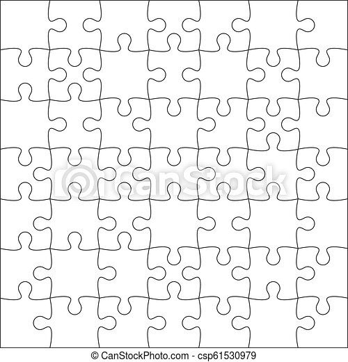 Detail Blank Jigsaw Puzzle Template Nomer 53