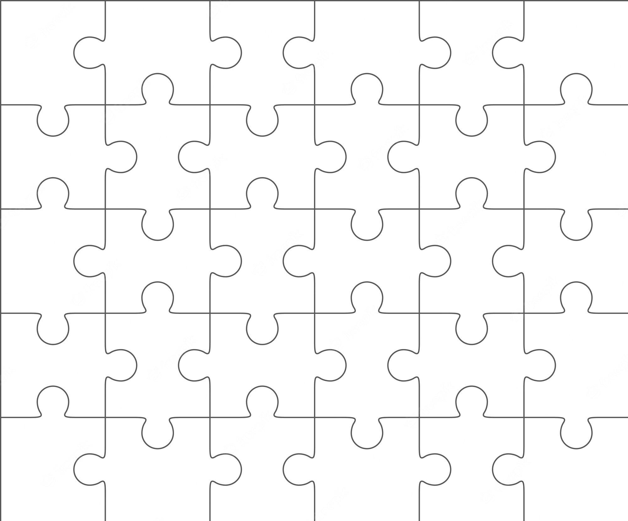 Detail Blank Jigsaw Puzzle Template Nomer 7